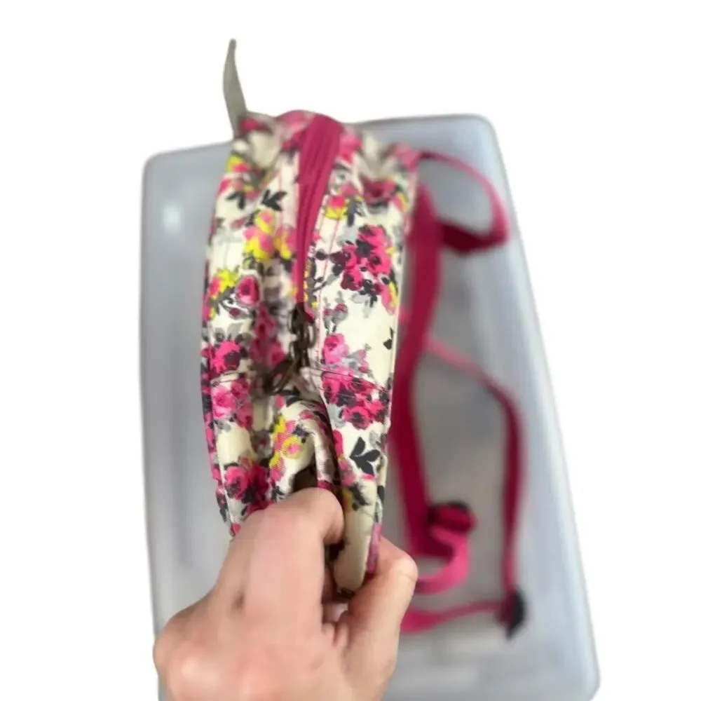 Joules Cat Lunch Box Backpack Bag‎ Zipper Small Floral Kids Girl School Travel